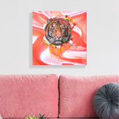 Das Jahr des Tigers Leinwanddruck (Insitu (Wohnzimmer))