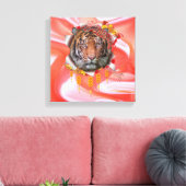 Das Jahr des Tigers Leinwanddruck (Insitu (Wohnzimmer))