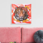Das Jahr des Tigers Leinwanddruck (Insitu (Wohnzimmer))