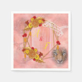 Das Jahr des Tigers Serviette (Vorderseite)