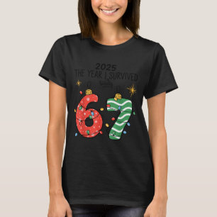 Das Jahr, in dem ich Weihnachten 2025 knapp überle T-Shirt