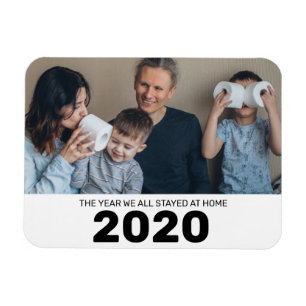 Das Jahr, in dem wir alle im Zuhause Bleibe  Foto Magnet
