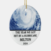 Das Jahr, in dem wir von einem Wirbelsturm Milton Keramik Ornament (Rechts)