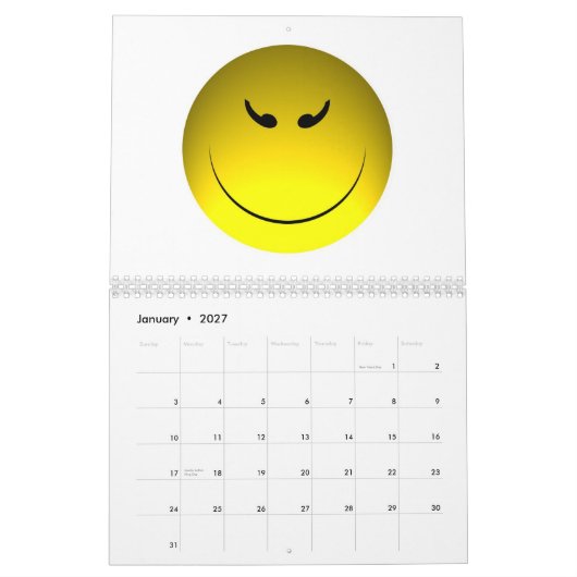 Das Jahr in den Gesichtern Kalender (Jan 2027)