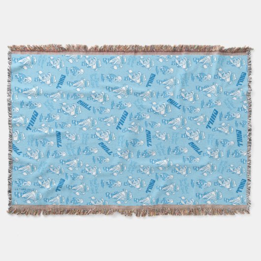 DAS JAHR OHNE EIN SANTA CLAUS™ Schneemesser Muster Decke (Vorderseite)