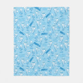 DAS JAHR OHNE EIN SANTA CLAUS™ Schneemesser Muster Fleecedecke (Vorderseite)