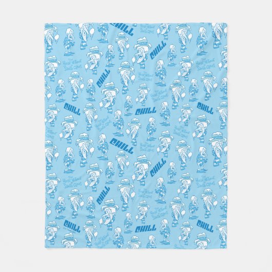 DAS JAHR OHNE EIN SANTA CLAUS™ Schneemesser Muster Fleecedecke (Vorderseite)