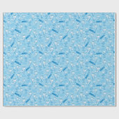 DAS JAHR OHNE EIN SANTA CLAUS™ Schneemesser Muster Geschenkpapier (Flach)