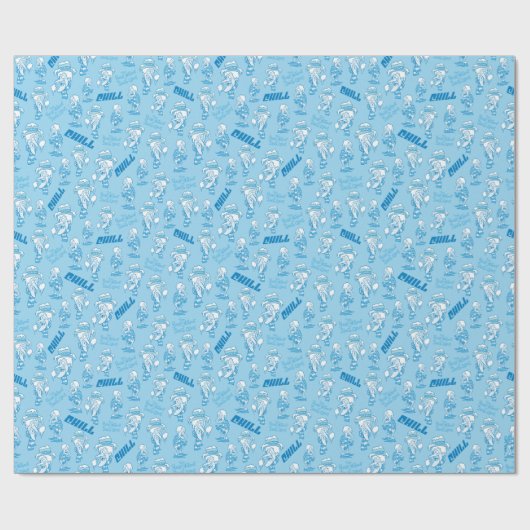 DAS JAHR OHNE EIN SANTA CLAUS™ Schneemesser Muster Geschenkpapier (Flach)