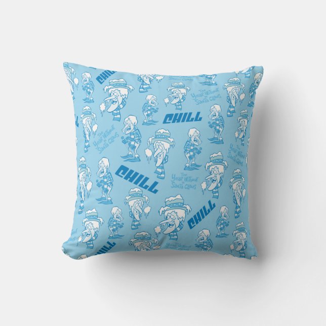 DAS JAHR OHNE EIN SANTA CLAUS™ Schneemesser Muster Kissen (Vorderseite)