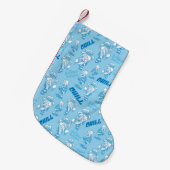 DAS JAHR OHNE EIN SANTA CLAUS™ Schneemesser Muster Kleiner Weihnachtsstrumpf (Vorderansicht (hängend))