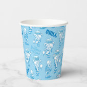 DAS JAHR OHNE EIN SANTA CLAUS™ Schneemesser Muster Pappbecher (Rückseite)