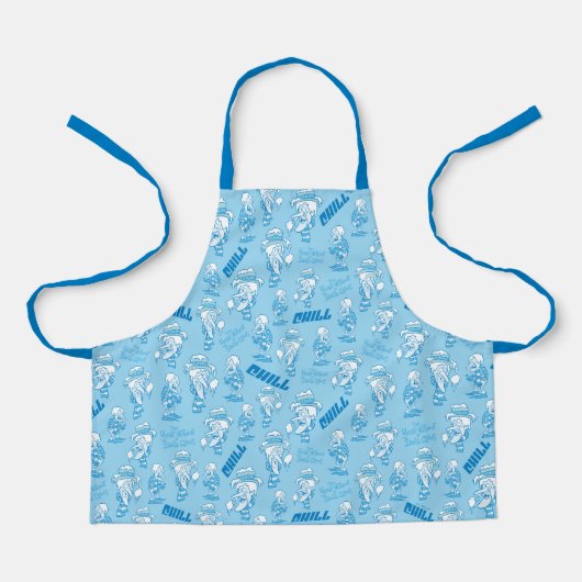 DAS JAHR OHNE EIN SANTA CLAUS™ Schneemesser Muster Schürze (Vorderseite)