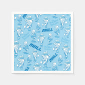 DAS JAHR OHNE EIN SANTA CLAUS™ Schneemesser Muster Serviette (Vorderseite)