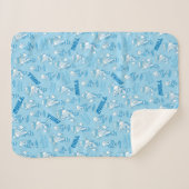 DAS JAHR OHNE EIN SANTA CLAUS™ Schneemesser Muster Sherpadecke (Vorderseite (Horizontal))