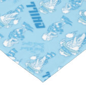 DAS JAHR OHNE EIN SANTA CLAUS™ Schneemesser Muster Tischdecke (Schrägansicht)