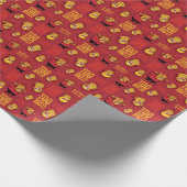 DAS JAHR OHNE EIN SANTA CLAUS™ Wärmestrahlmuster Geschenkpapier (Ecke)