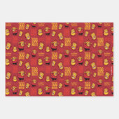 DAS JAHR OHNE EIN SANTA CLAUS™ Wärmestrahlmuster Geschenkpapier Set (Vorderseite 3)