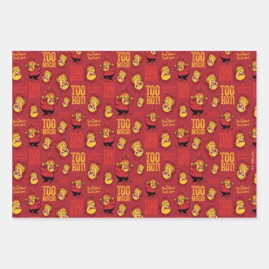 DAS JAHR OHNE EIN SANTA CLAUS™ Wärmestrahlmuster Geschenkpapier Set (Vorderseite 2)