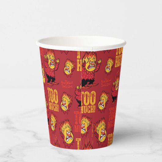 DAS JAHR OHNE EIN SANTA CLAUS™ Wärmestrahlmuster Pappbecher (Rechts)