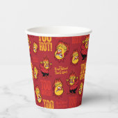 DAS JAHR OHNE EIN SANTA CLAUS™ Wärmestrahlmuster Pappbecher (Vorderseite)