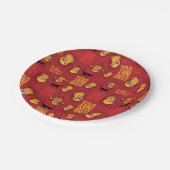 DAS JAHR OHNE EIN SANTA CLAUS™ Wärmestrahlmuster Pappteller (Schrägansicht)