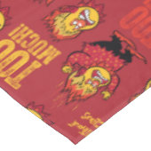 DAS JAHR OHNE EIN SANTA CLAUS™ Wärmestrahlmuster Tischdecke (Schrägansicht)