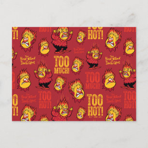 DAS JAHR OHNE EINEN SANTA CLAUS™ Heat Miser Muster Feiertagspostkarte