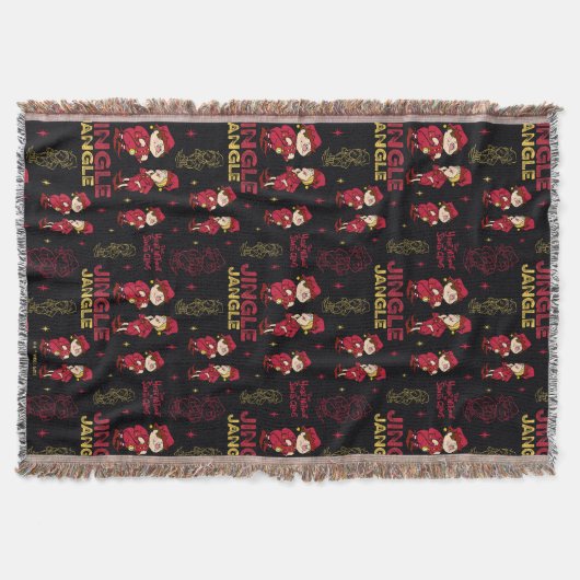 DAS JAHR OHNE SANTA CLAUS™ | Elf Muster Decke (Vorderseite)