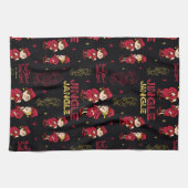 DAS JAHR OHNE SANTA CLAUS™ | Elf Muster Geschirrtuch (Horizontal)