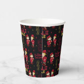 DAS JAHR OHNE SANTA CLAUS™ | Elf Muster Pappbecher (Rechts)