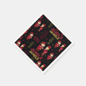 DAS JAHR OHNE SANTA CLAUS™ | Elf Muster Serviette (Ecke)