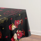 DAS JAHR OHNE SANTA CLAUS™ | Elf Muster Tischdecke (Beispiel)