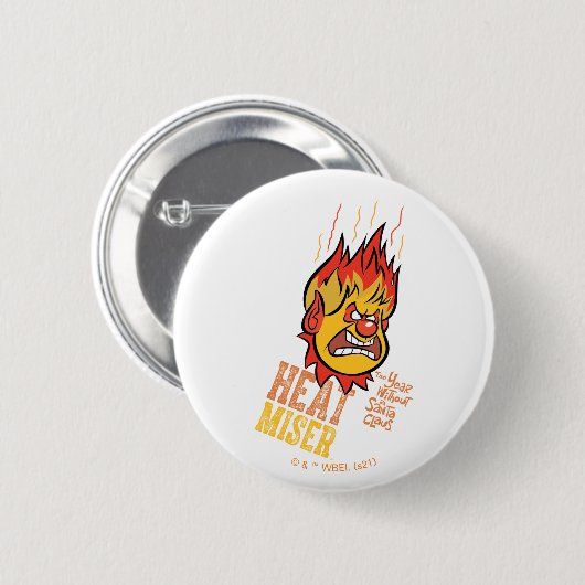 DAS JAHR OHNE SANTA CLAUS™ Heat Miser Fuming Button (Vorne & Hinten)