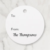 DAS JAHR OHNE SANTA CLAUS™ Heat Miser Fuming Geschenkanhänger (Rückseite)