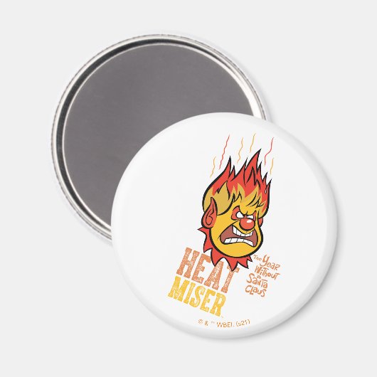 DAS JAHR OHNE SANTA CLAUS™ Heat Miser Fuming Magnet (Vorderseite/Rückseite)