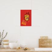 DAS JAHR OHNE SANTA CLAUS™ Heat Miser Fuming Poster (Küche)