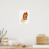 DAS JAHR OHNE SANTA CLAUS™ Heat Miser Fuming Poster (Küche)