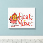 DAS JAHR OHNE SANTA CLAUS™ | Heizkörper Leinwanddruck (Insitu (Holzboden))