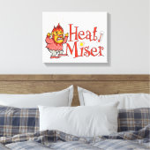 DAS JAHR OHNE SANTA CLAUS™ | Heizkörper Leinwanddruck (Insitu (Schlafzimmer))