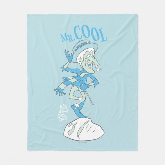 DAS JAHR OHNE SANTA CLAUS™ | Herr Cool Fleecedecke (Vorderseite)