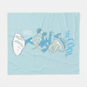 DAS JAHR OHNE SANTA CLAUS™ | Herr Cool Fleecedecke (Vorderseite (Horizontal))