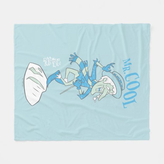 DAS JAHR OHNE SANTA CLAUS™ | Herr Cool Fleecedecke (Vorderseite (Horizontal))