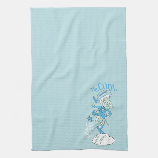 DAS JAHR OHNE SANTA CLAUS™ | Herr Cool Geschirrtuch (Vertikal)