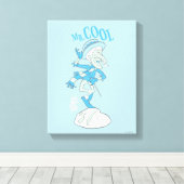 DAS JAHR OHNE SANTA CLAUS™ | Herr Cool Leinwanddruck (Insitu (Holzboden))