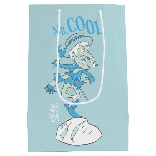 DAS JAHR OHNE SANTA CLAUS™ | Herr Cool Mittlere Geschenktüte (Rückseite)