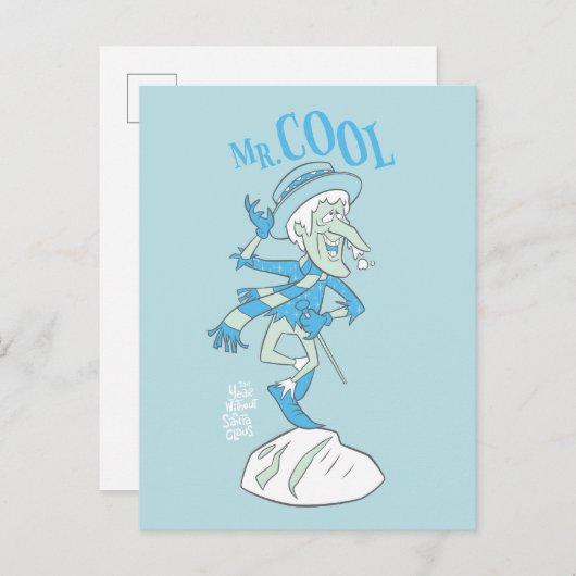 DAS JAHR OHNE SANTA CLAUS™ | Herr Cool Postkarte (Vorne/Hinten)