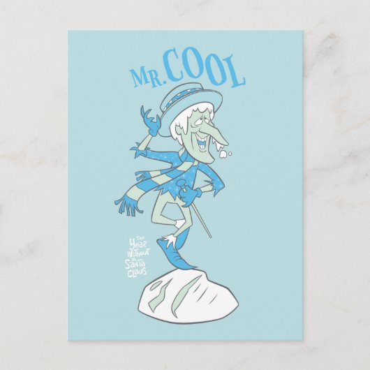 DAS JAHR OHNE SANTA CLAUS™ | Herr Cool Postkarte (Vorderseite)