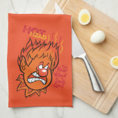 DAS JAHR OHNE SANTA CLAUS™ | Hot Head Geschirrtuch (Viertel Falte)