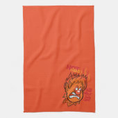 DAS JAHR OHNE SANTA CLAUS™ | Hot Head Geschirrtuch (Vertikal)